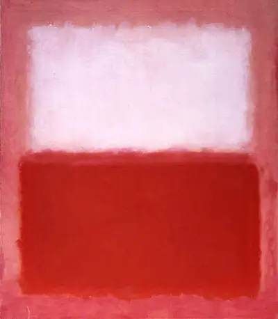 White over Red Mark Rothko